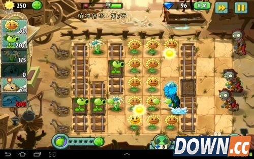 植物大战僵尸2狂野西部植物危机第三天