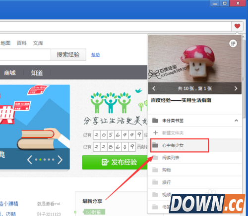 欧朋浏览器如何收藏自己喜欢的网页