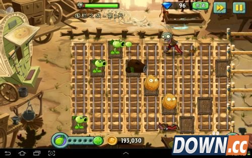 植物大战僵尸2狂野西部围栏之战第三天