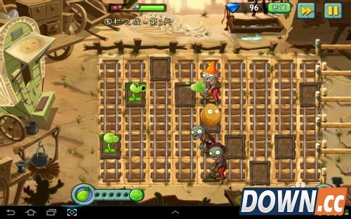 植物大战僵尸2狂野西部围栏之战第三天