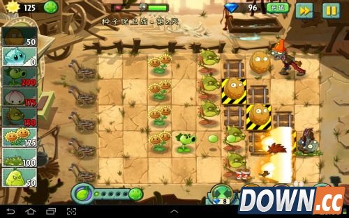 植物大战僵尸2狂野西部种子保卫战第二天