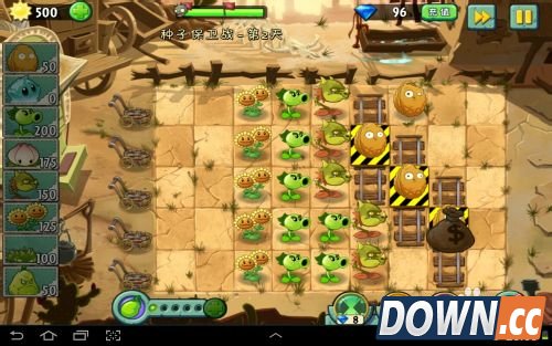 植物大战僵尸2狂野西部种子保卫战第二天