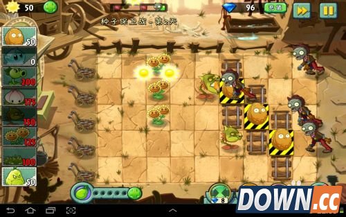 植物大战僵尸2狂野西部种子保卫战第二天