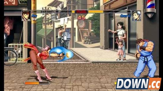 《街霸2》中人物场景原型