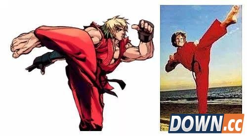 《街霸2》中人物场景原型