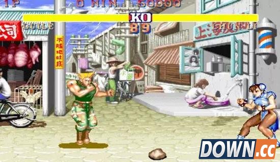《街霸2》中人物场景原型