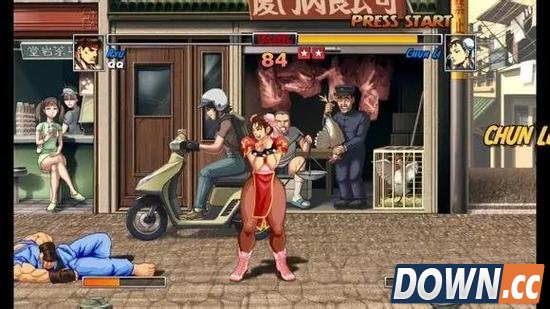 《街霸2》中人物场景原型