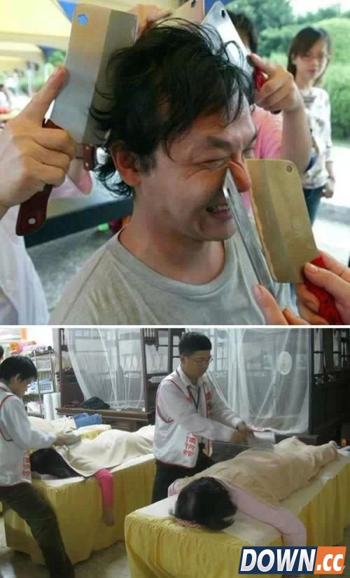 世界上最怪异的按摩