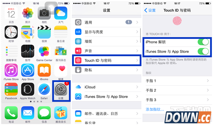 升级iOS8.3后无法使用Touch ID