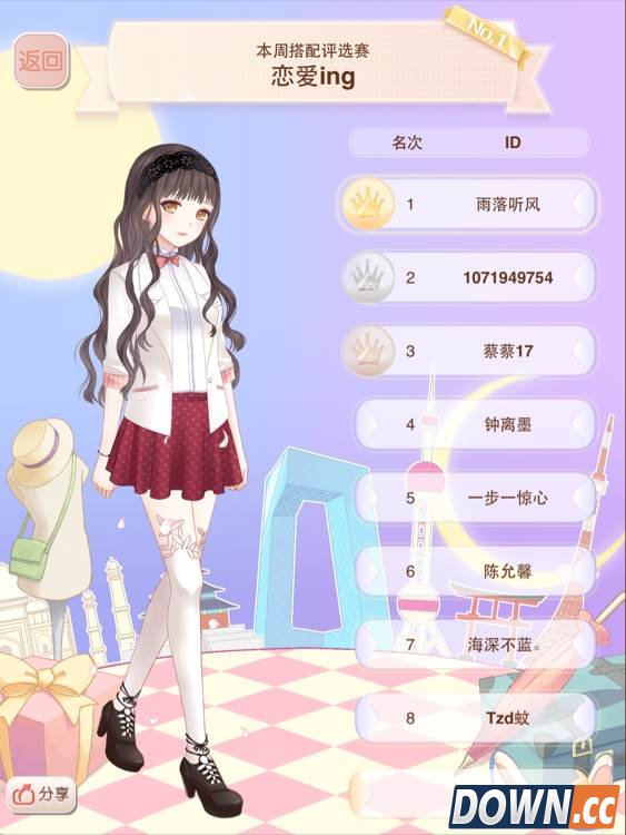 暖暖环游世界恋爱ing评选赛怎么搭配 高分超前排图鉴