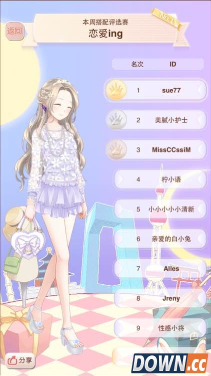 暖暖环游世界恋爱ing评选赛怎么搭配 高分超前排图鉴