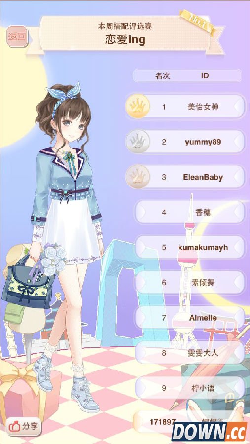 暖暖环游世界恋爱ing评选赛怎么搭配 高分超前排图鉴