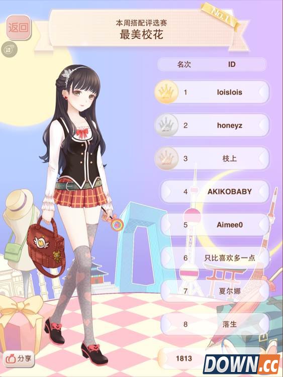 暖暖环游世界3.3.0版最美校花搭配评选赛图鉴一览