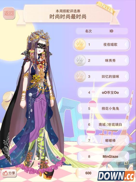 暖暖环游世界评选赛时尚时尚最时尚高分搭配图鉴