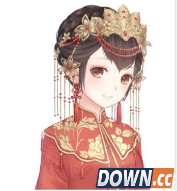 暖暖环游世界红妆牡丹头饰