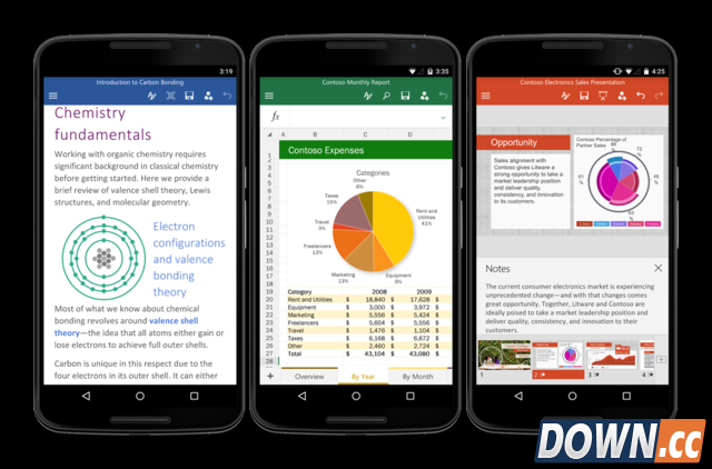 微软面向安卓手机发布Office办公软件