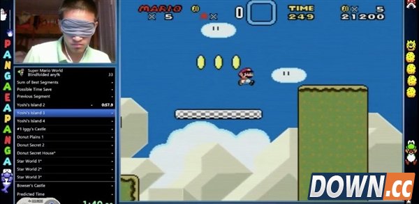 大神蒙眼玩《超级马里奥》 23分钟通关