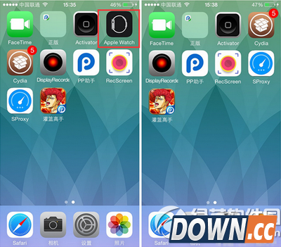 ios8.3越狱后如何删除apple watch应用