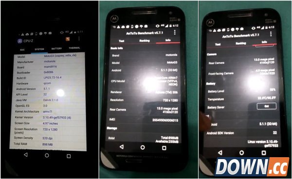 第三代Moto G官方高清渲染图
