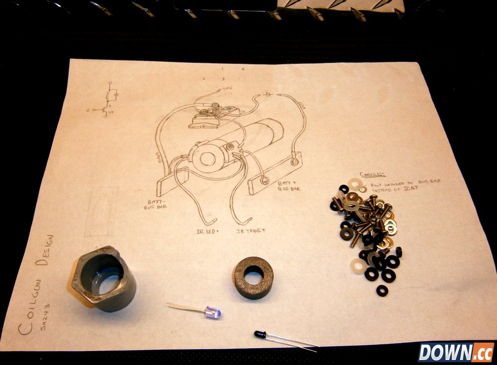 外国牛人制作高斯枪