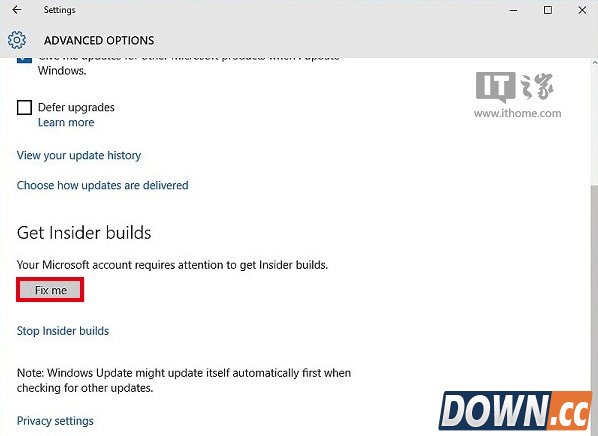 Win10预览版10159无法升级