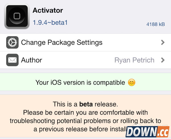 iOS8.4越狱安装Activator出现安全模式
