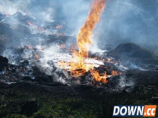 广东惊现火龙卷：高达20米 温度过1000℃