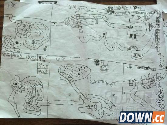 男孩自画游戏 小男孩设计游戏 rpg游戏设计 8岁男孩画游戏