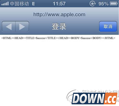 iphone连接wifi后自动断开并打开苹果官网
