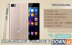 小米3后盖怎么打开 小米3后盖DIY更换教程