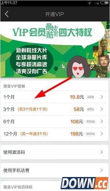 爱奇艺怎么开通会员