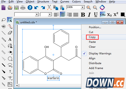 怎么把ChemDraw编辑好的结构图插入Word里