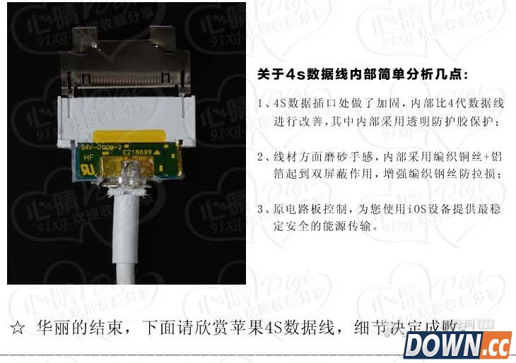 iphone数据线鉴别方法