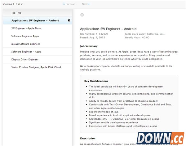 苹果也要做Android了