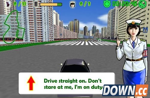 朝鲜自主研发游戏《平壤赛车》喜感十足