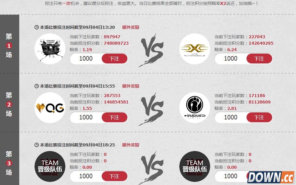 lol S5中国区选拨赛赛事竞猜网址