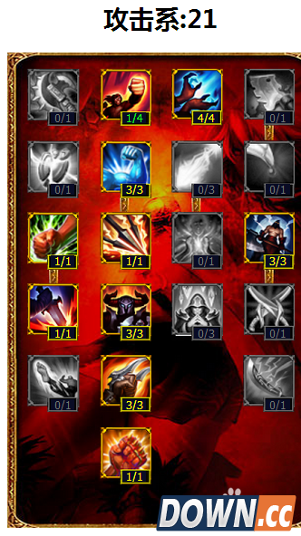 lol无双剑姬天赋加点图