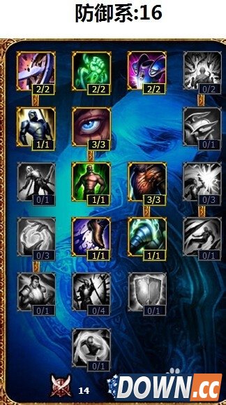 LOL德玛西亚之力天赋加点图