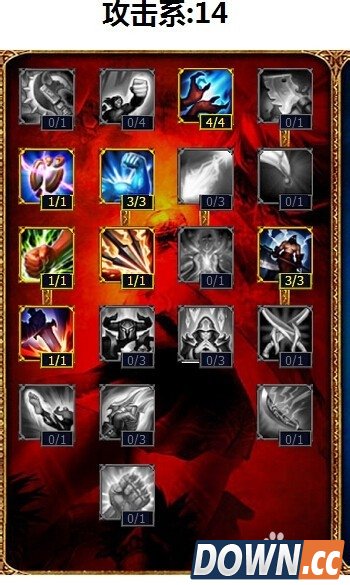 LOL德玛西亚之力天赋加点图