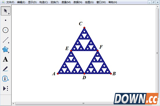 几何画板教程：谢尔宾斯基三角形的制作