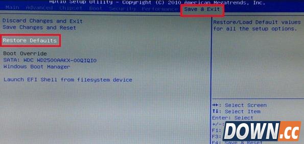 如何将映泰主板bios里设置恢复成出厂设置