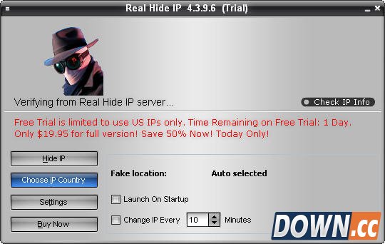 Real Hide IP（IP隐藏工具下载）4.4.9.6绿色