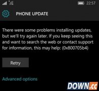 win10mobile 10536安装错误0x800705b4解决办法