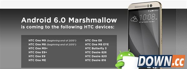 htc哪些机型支持Android6.0