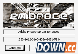 Adobe Photoshop CS5注册机（附使用方法）