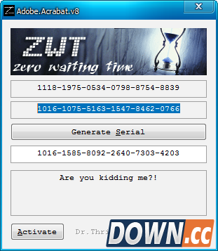 Adobe Acrobat 8 Pro 注册机_acrobat 8激活码生成获取工具