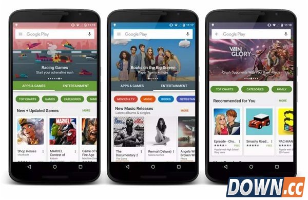谷歌Play新版截图曝光