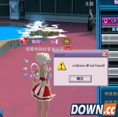 xvidcore.dll not found解决方法