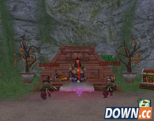 剑三厉八和萨阿奴在坐标位置