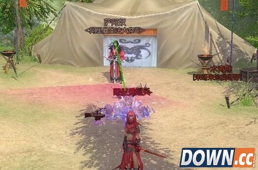 剑三厉八和萨阿奴在坐标位置